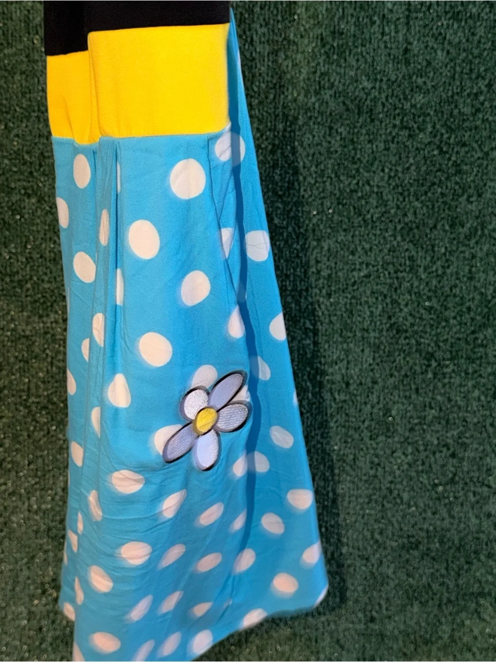 Torrid Colorblock Polka Dot Minnie Mouse Romper with Daisy Patch size 18/20 NWT - Picture 7 of 9